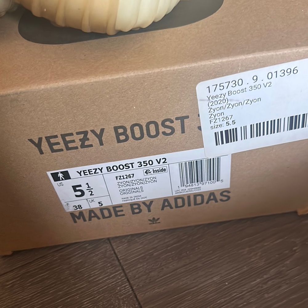 Yeezy Boost Sneakers in Gray and Black - Picture 7 of 7